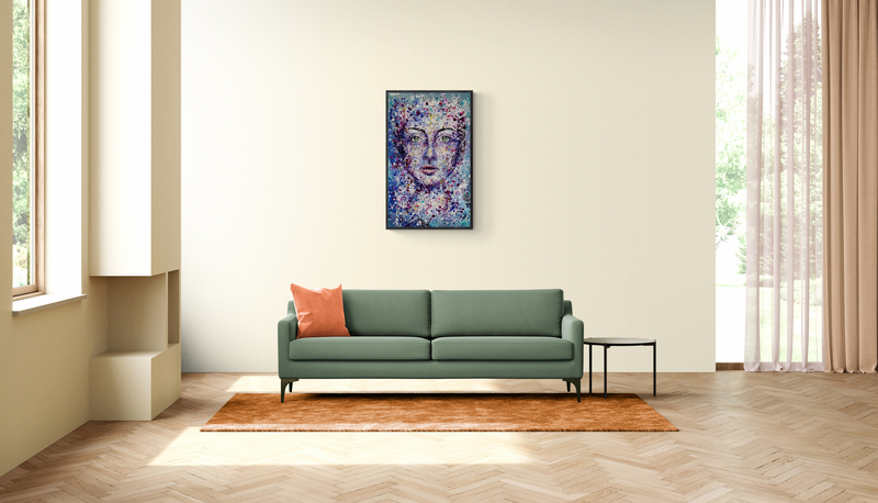 abstract portrait painting siho-art