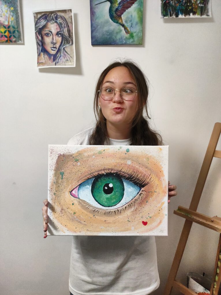 Technique acrylique Dessin adolescents Silke Host