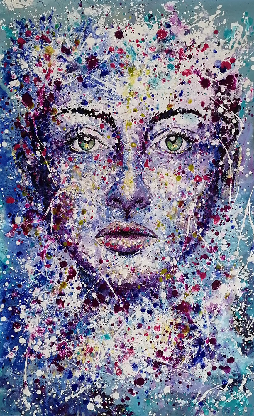 abstract portrait painting siho_art