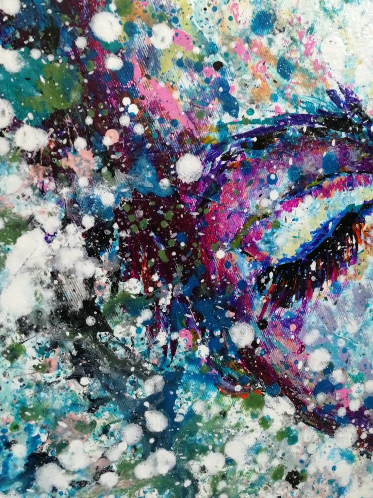 colourful abstract painting siho-art