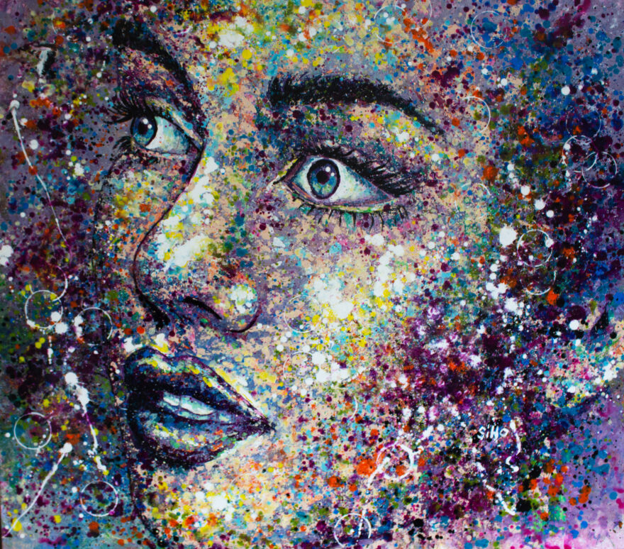 abstract acrylic painting siho_art