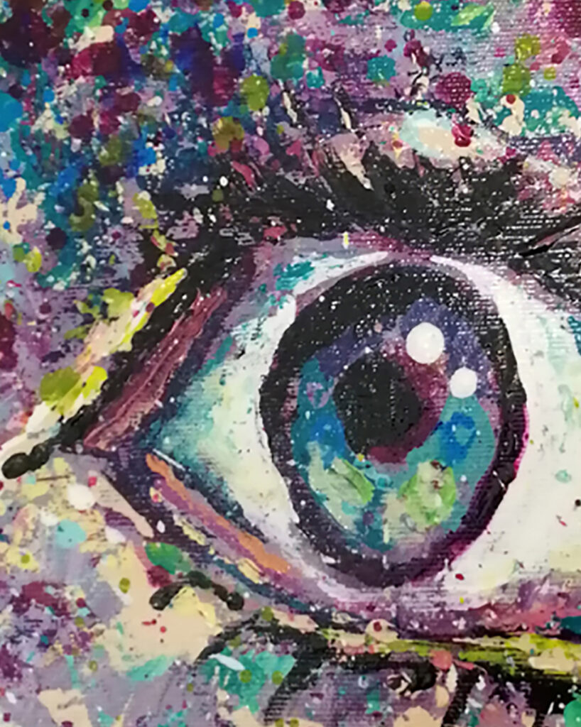 abstract acrylic painting siho-art