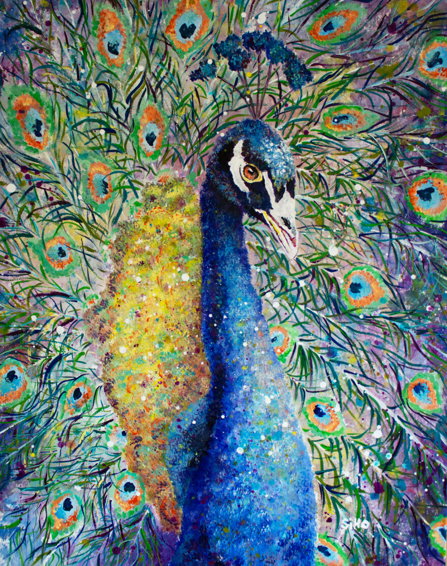 colourful animal painting siho_art