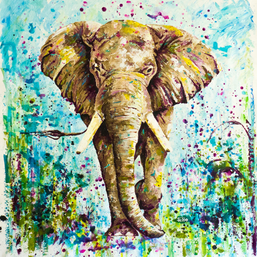 elephant painting siho_art