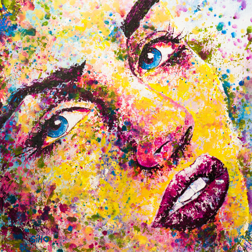 colourful acrylic painting siho_art