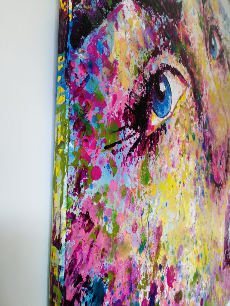 colourful acrylic painting siho-art