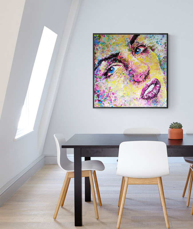 colourful acrylic painting siho-art