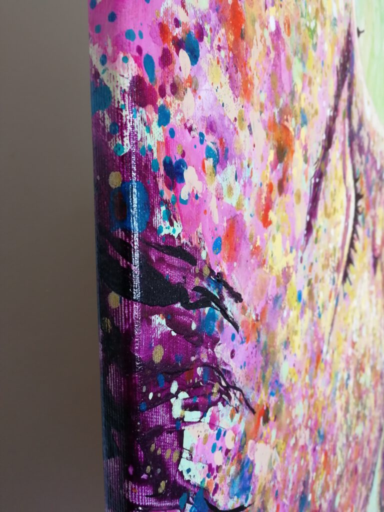colourful acrylic painting siho-art