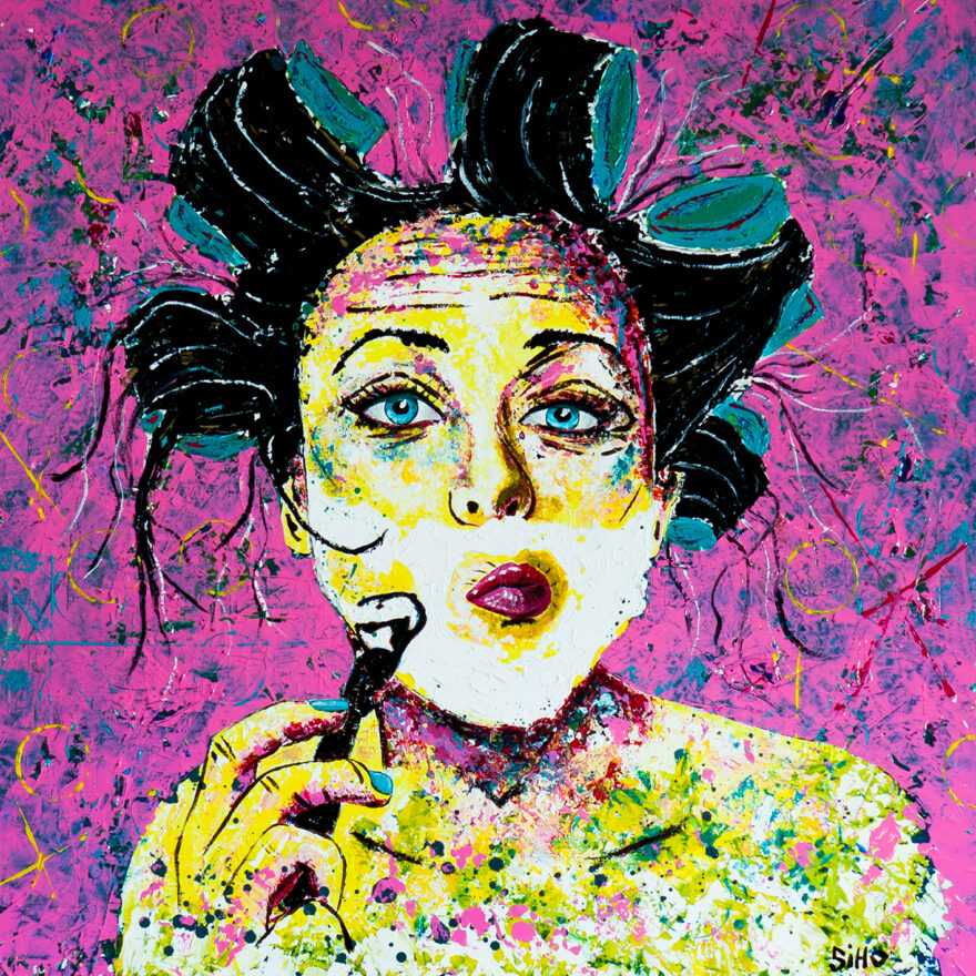 funny portrait painting siho_art