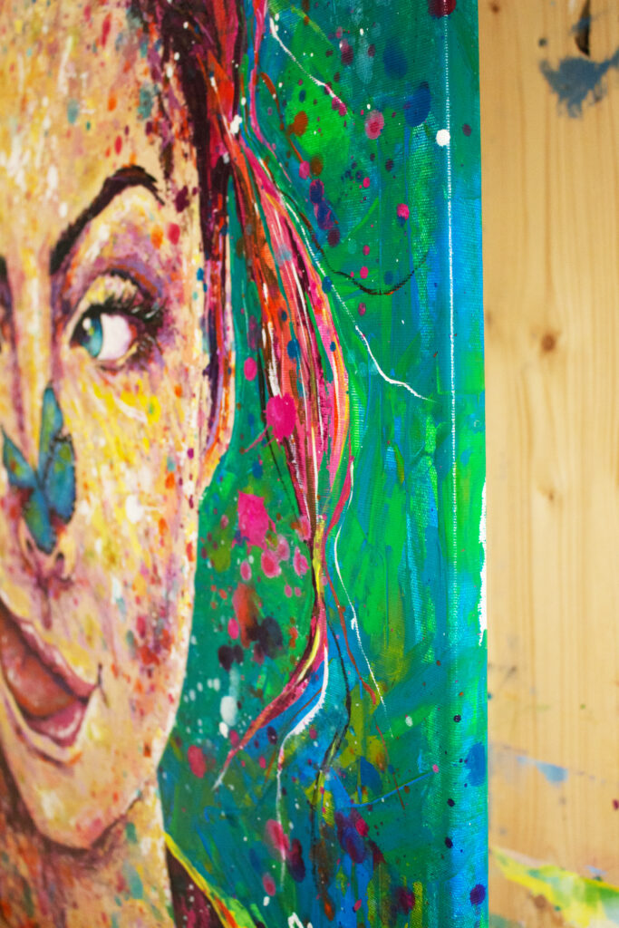 funny portrait painting siho-art