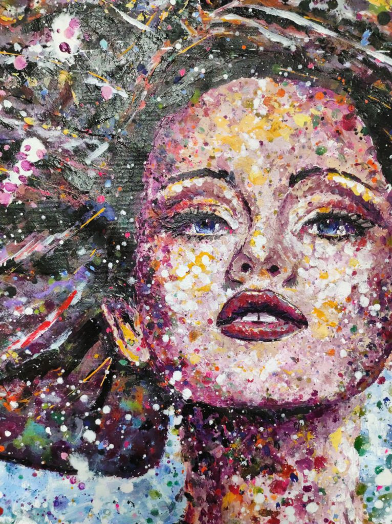 colourful abstract portrait france alsace siho-art