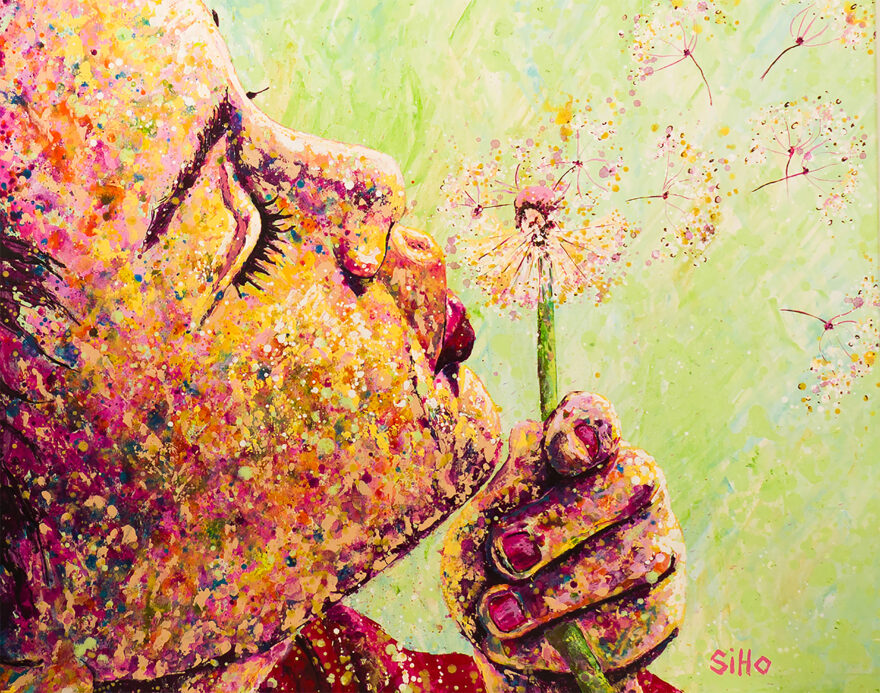 acrylic abstract painting siho_art