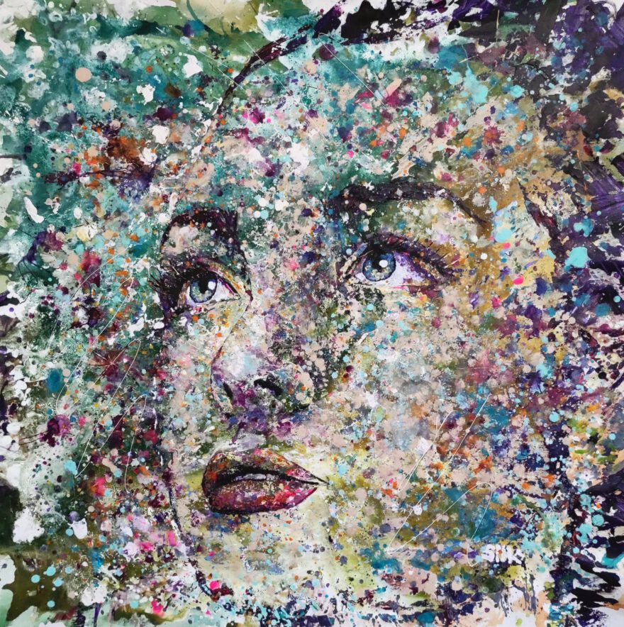colourful acrylic painting siho_art