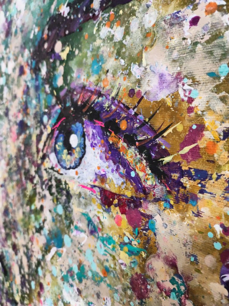 colourful acrylic painting siho_art