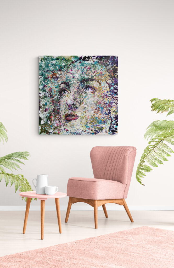 colourful acrylic painting siho_art