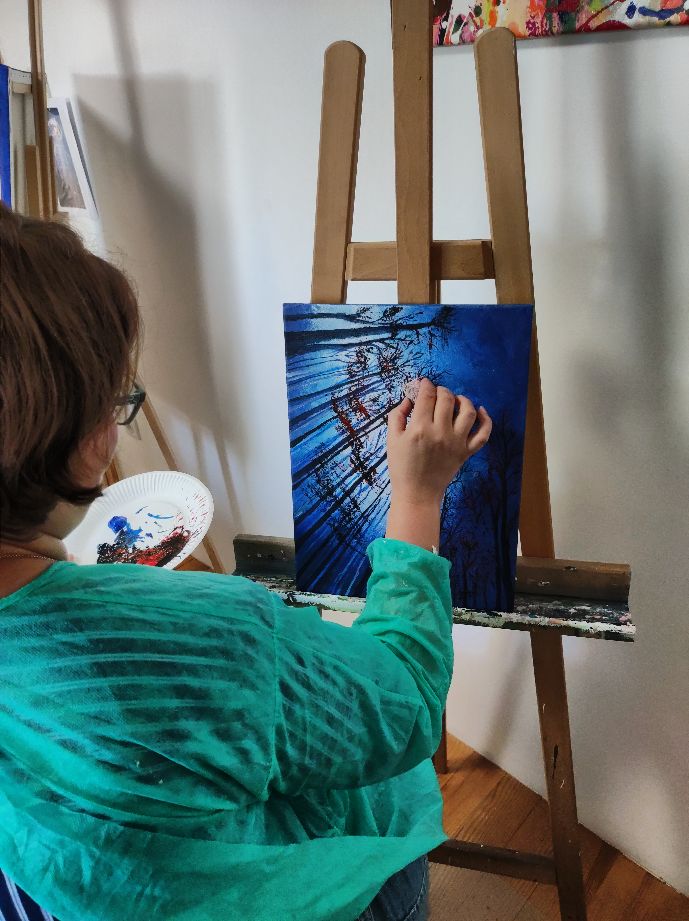 Cours de peinture Art Plastique Silke Host
