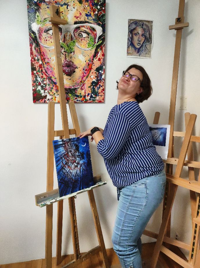 Cours de peinture Art Plastique Silke Host