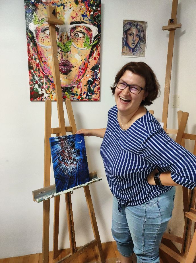 Cours de peinture Art Plastique Silke Host