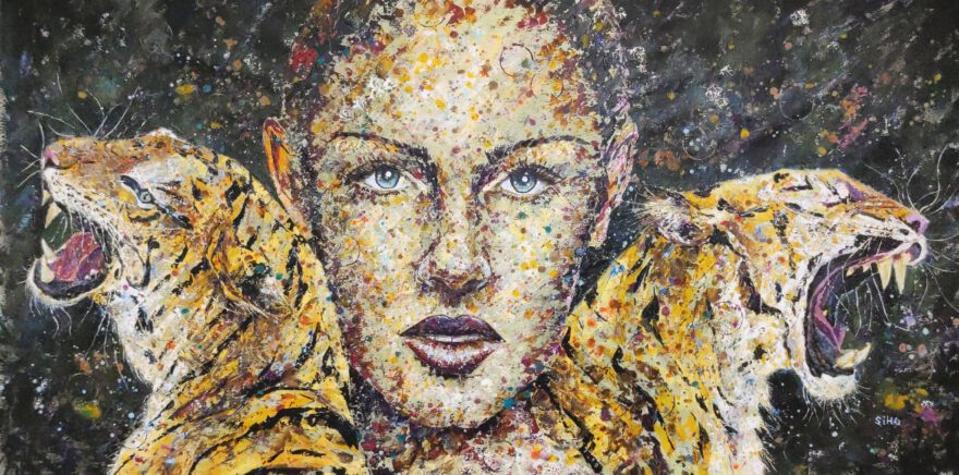 Tiger Artwork Portraitart Acrylicpainting Silke Host